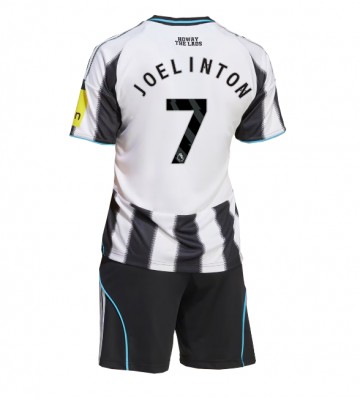 Newcastle United Joelinton #7 Hjemmebanesæt Børn 2025-26 Kort ærmer (+ korte bukser)